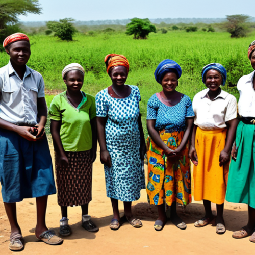 Home 9 Community Involvement**
"A group of Zambian villagers, fully clothed in appropriate attire, participating in an eco-tourism project near a wildlife reserve, safe for work, appropriate content, modest clothing, family-friendly, perfect anatomy, natural proportions, well-formed hands, vibrant colors, professional photography, high quality, Zambian landscape backdrop."
**