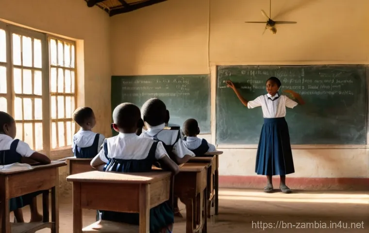 잠비아 식민지 시대 - **Prompt:** A vivid, historically-inspired painting depicting the early 20th-century colonial era in...